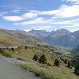 Views across the Col de la Bonnette