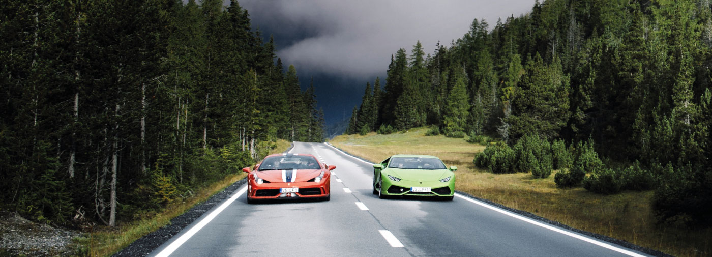Black Forest Supercar Drives with Ferrari v Lamborghini 