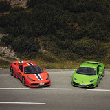 Stelvio Pass Lamborghini Huracan LP610