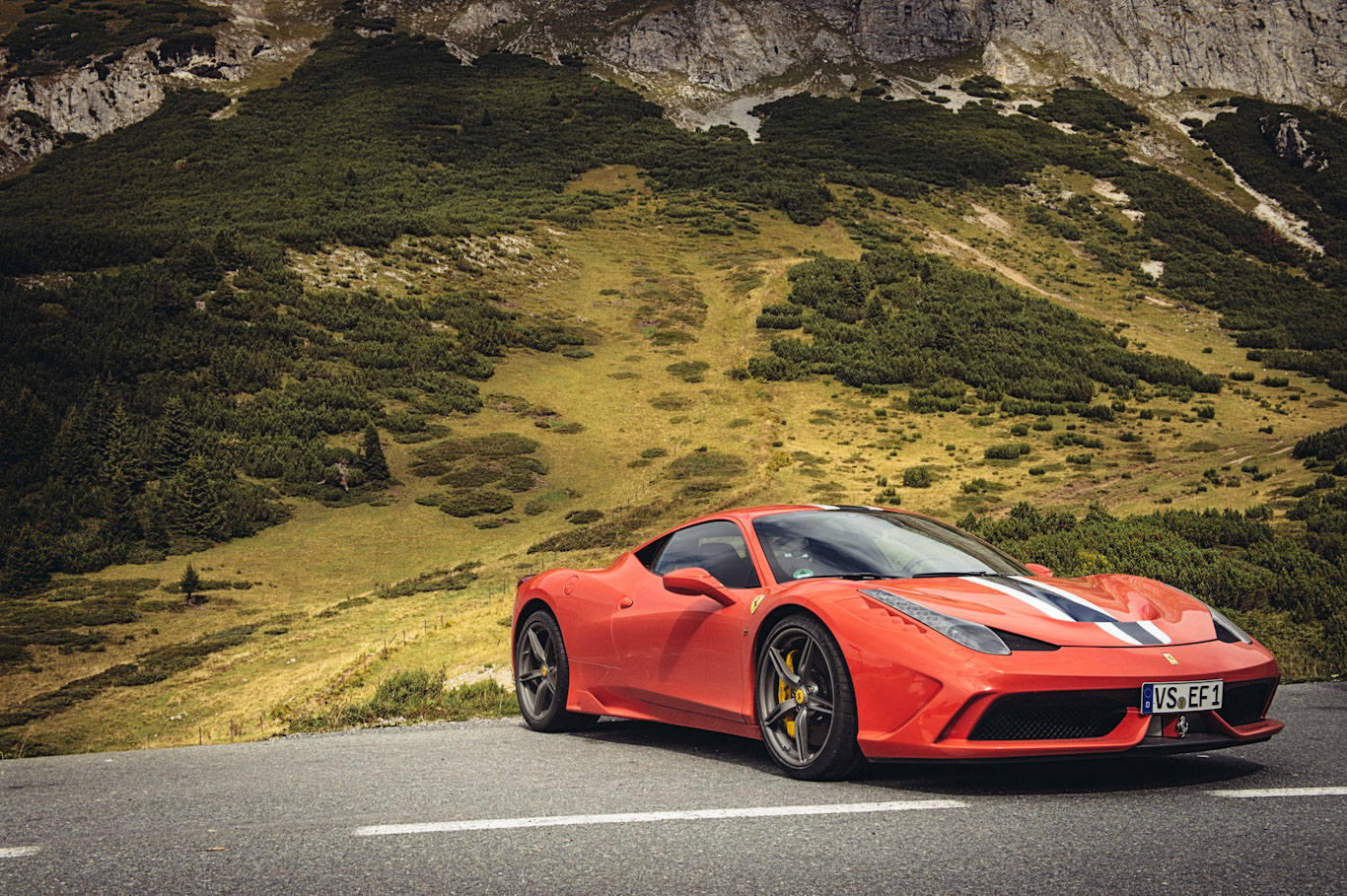 458 Speciale the Winner Stelvio Challenge