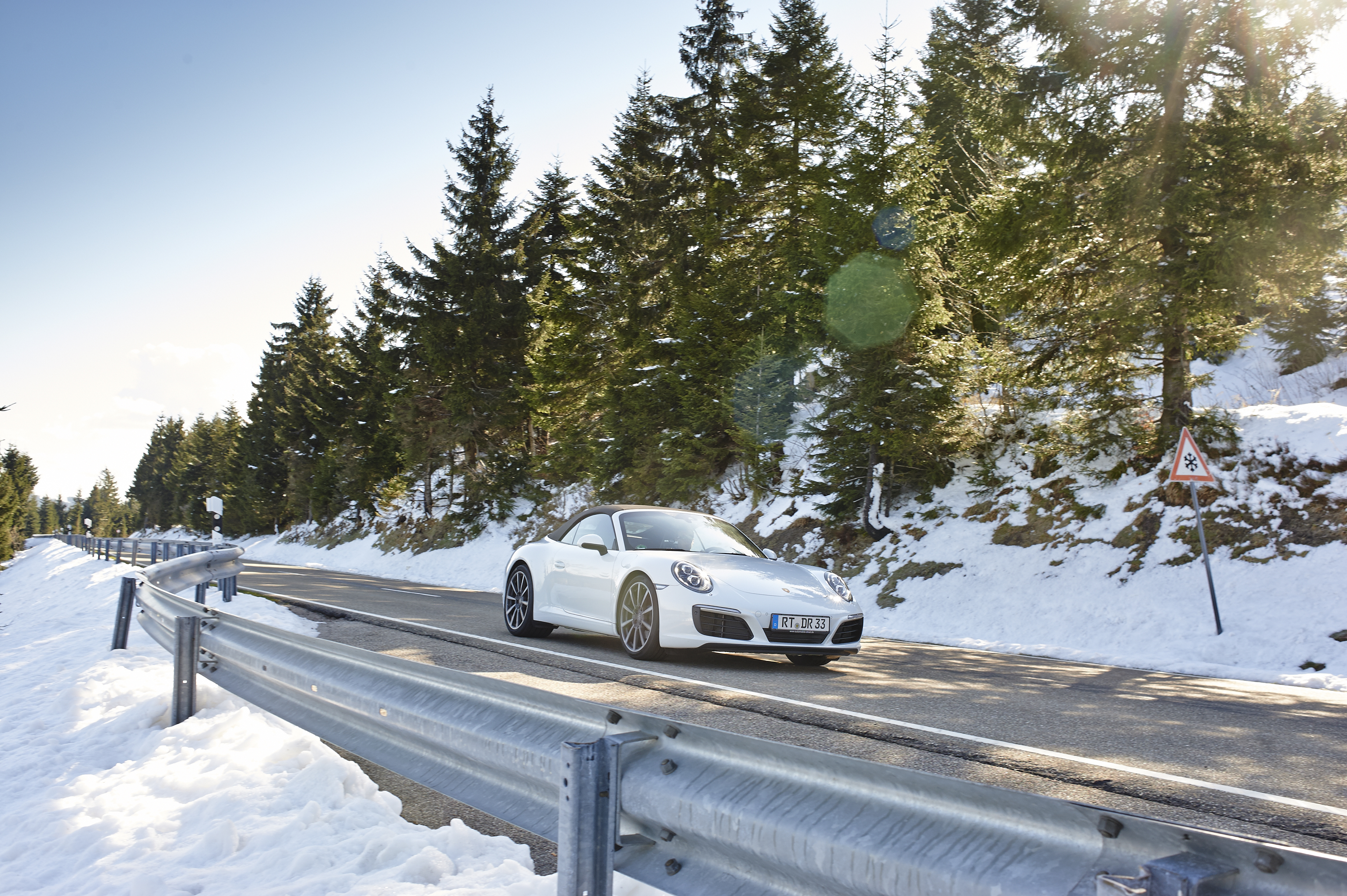 Black Forest Driving - b500 in the snow 911