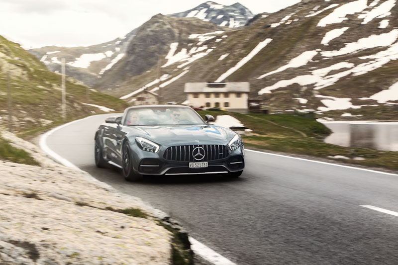 Fluela Pass - Mercedes AMG GT Roadster 