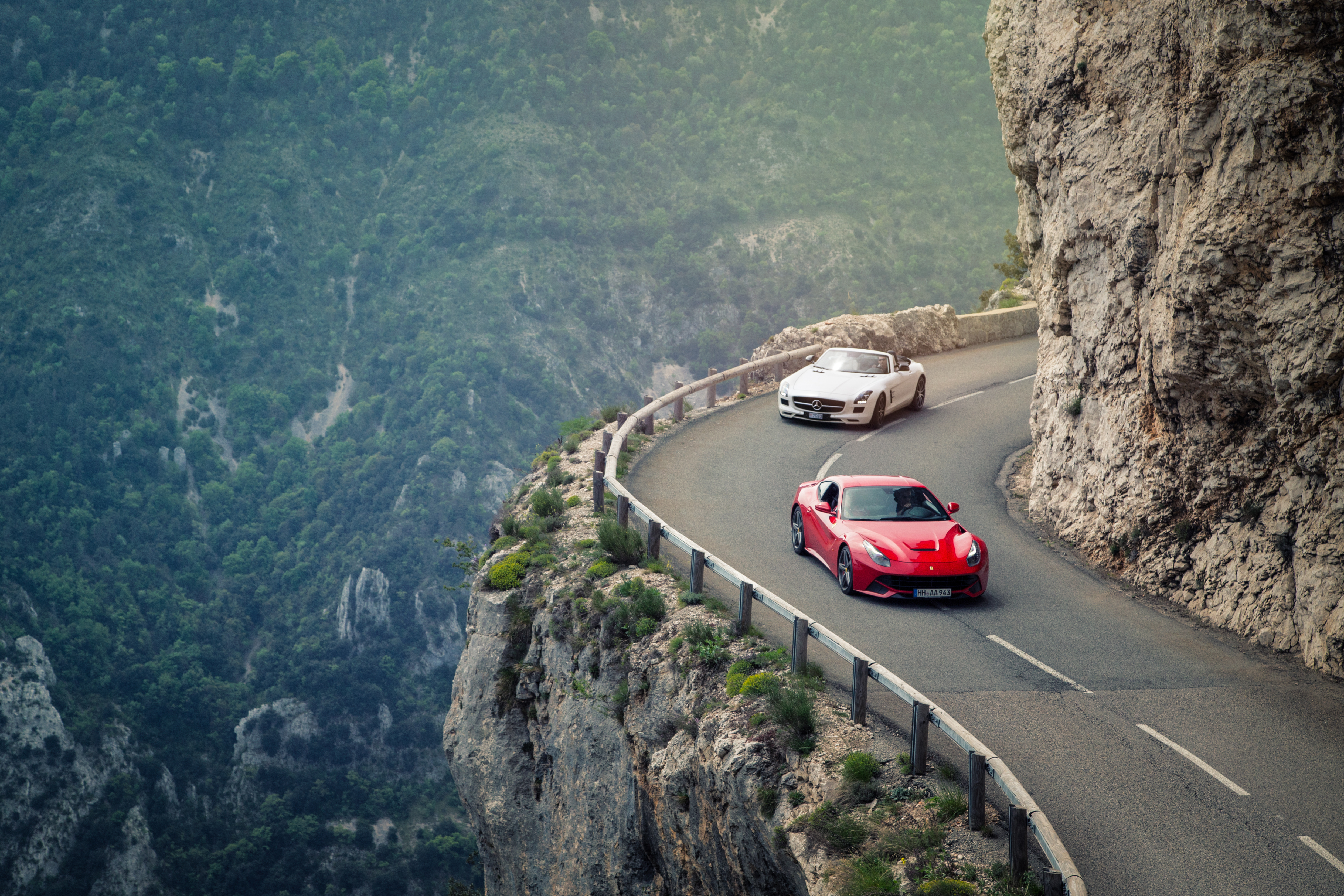 Ferrari on Route Gentelly