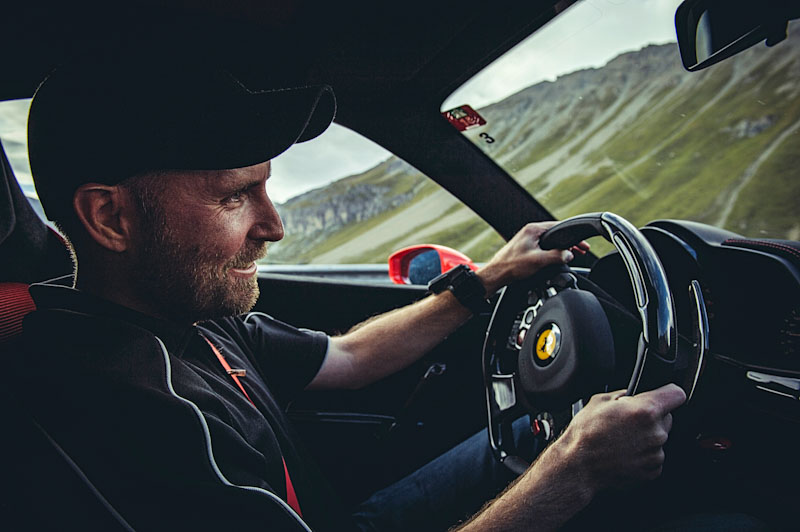 Supercar Driving Tours - having fun in a Ferrari