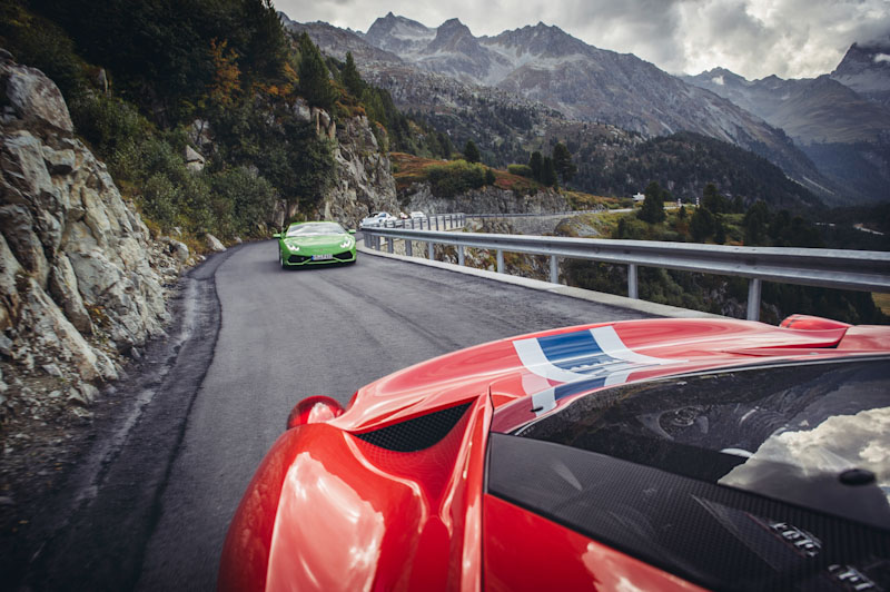Supercar Tours in the Alps - Ferrari and Lamborghini 