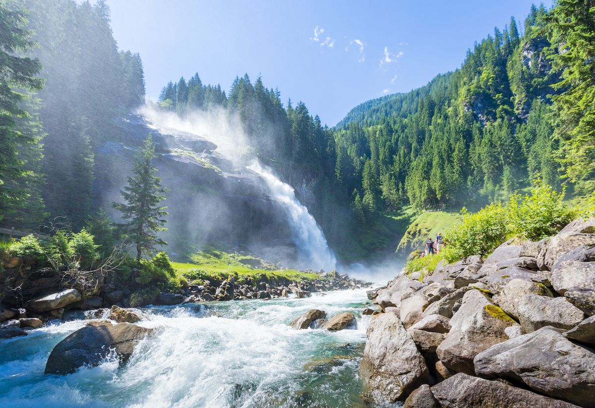 Gross Glockner Driving Tour - krimml waterfalls