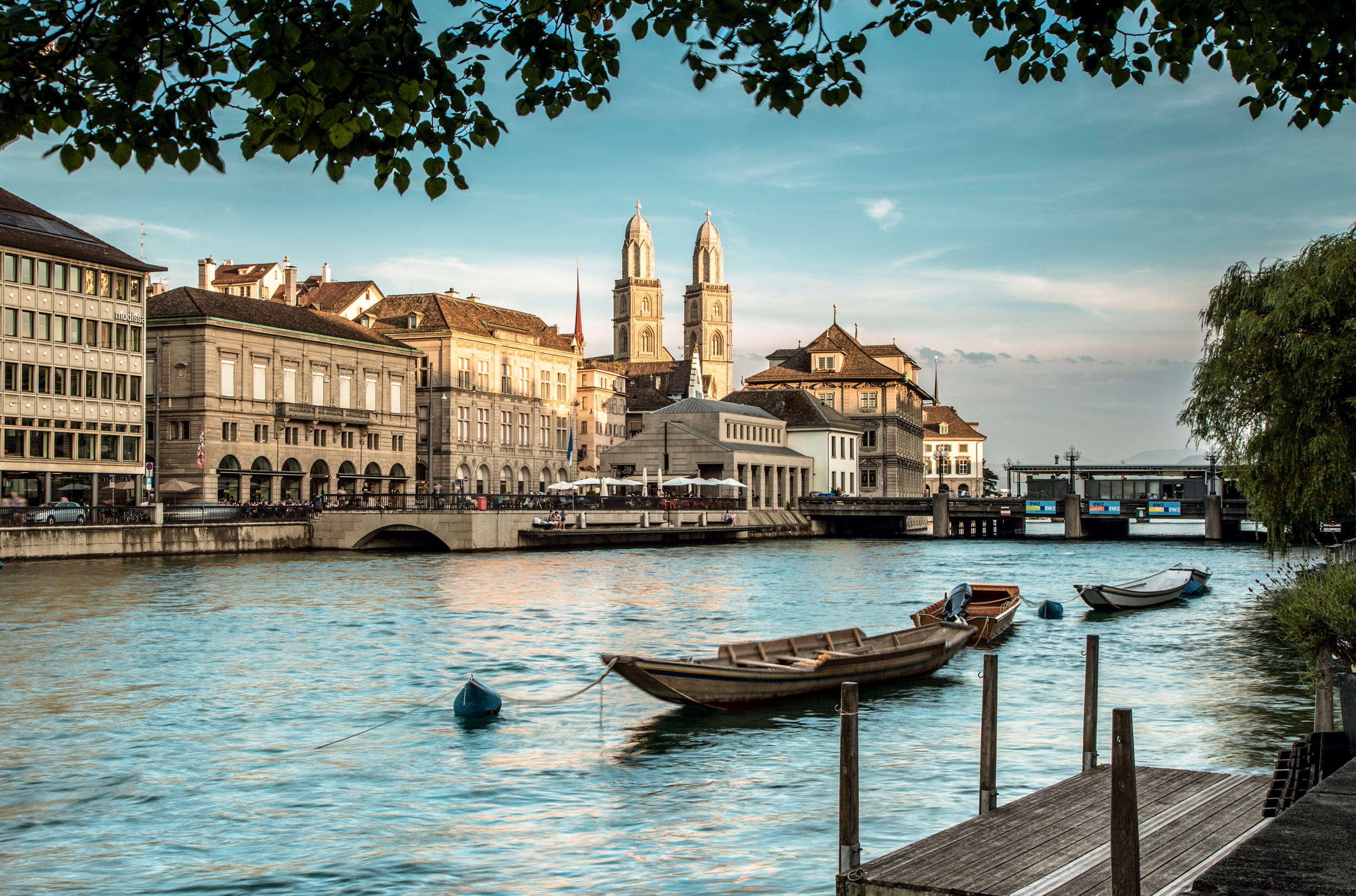 Porsche European Delivery - Zurich old town and Limmat river 