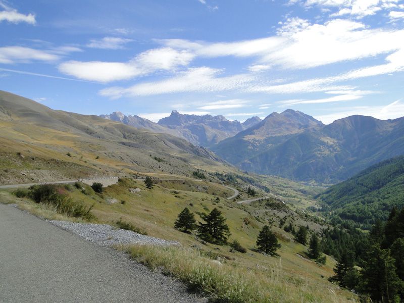Col de la Bonette, Alps Maritimes driving route in Europe Col de la Bonette, Alps Maritimes driving route in Europe