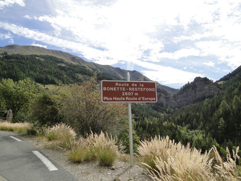 Col de la Bonette, Alps Maritimes driving route in Europe Col de la Bonette, Alps Maritimes driving route in Europe