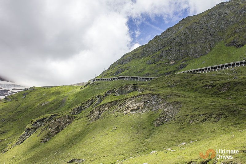 Grossglockner High Alpine Road, also the highest surfaced mountain pass road in Austria