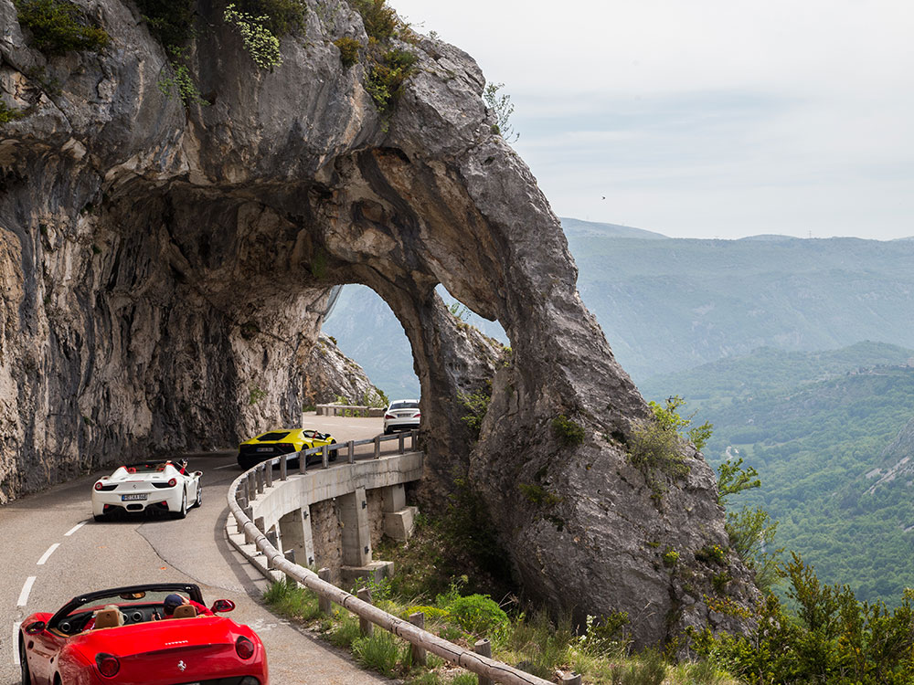 Drive Route Gentelly / Col de Vence - French Alps Maritimes Drive Route Gentelly / Col de Vence - French Alps Maritimes