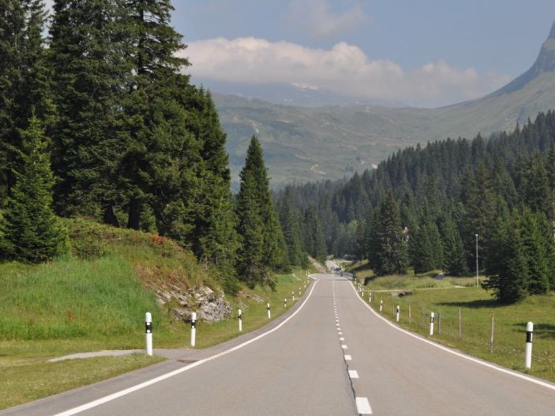 Stunning views from the San Bernadino Pass - Swiss Alps Stunning views from the San Bernadino Pass - Swiss Alps