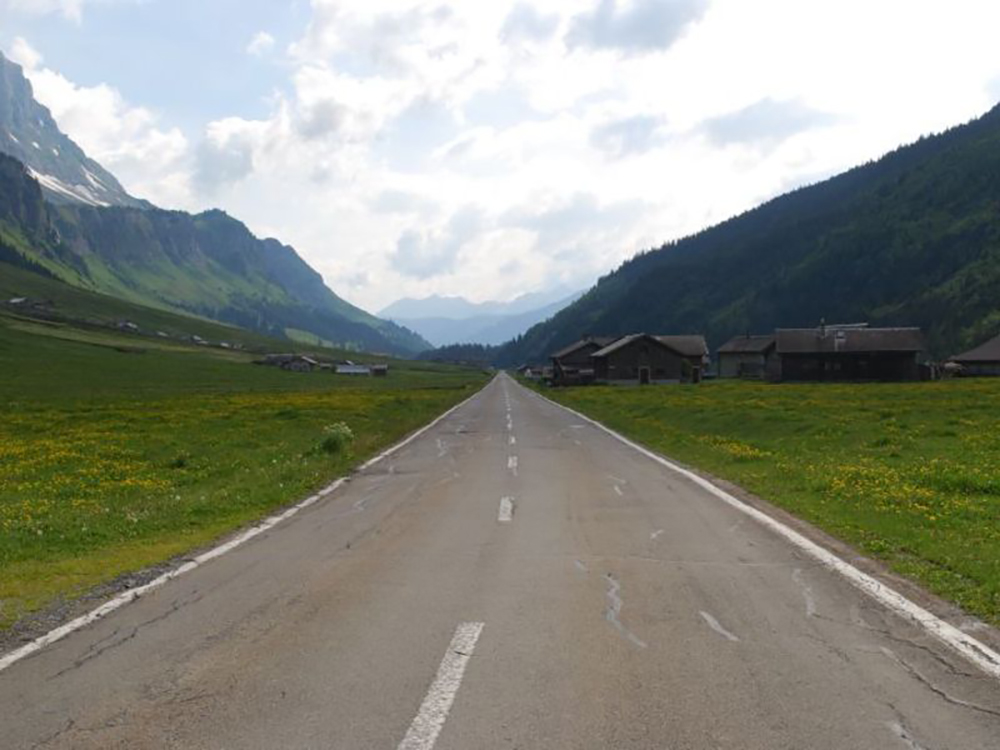 The view from the Klausen Pass